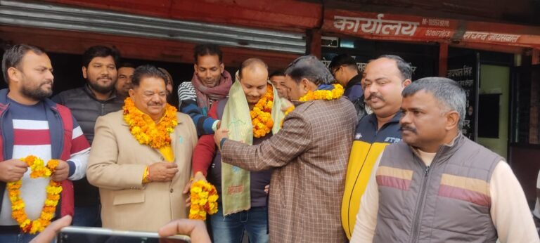 ज्वालापुर पूर्वी के नवनियुक्त भाजपा मंडल अध्यक्ष अमित राज का का स्वागत, बोले- बूथ स्तर तक संगठन को मजबूत करने का करेंगे कार्य