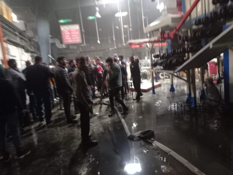 भगवानपुर: पंखे बनाने वाली कंपनी में लगी आग, 3 महिला समेत 4 लोग झुलसे, लाखों का नुकसान