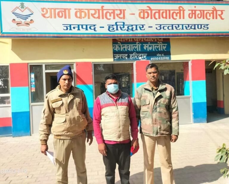 रंगदारी मांग रहे हिस्ट्रीशीटर को पुलिस टीम ने किया गिरफ्तार, जनपद के विभिन्न थानों में एक दर्जन के करीब मुकदमें है दर्ज