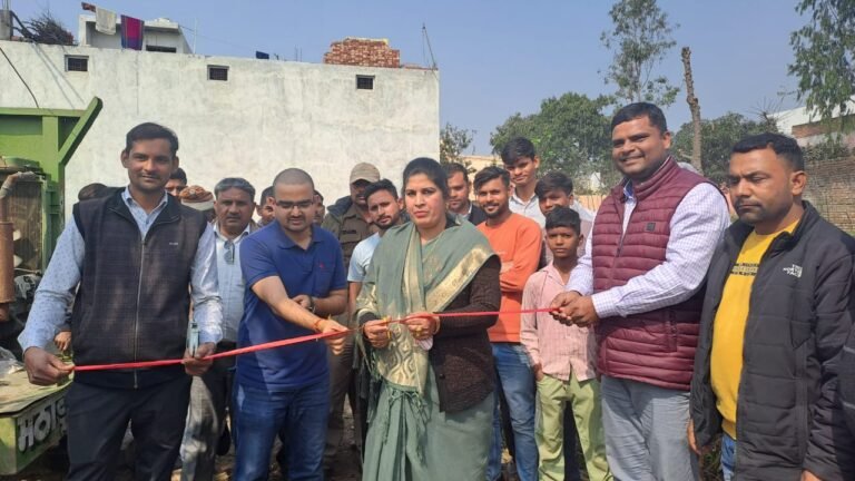 भगवानपुर विधायक ममता राकेश ने शुरू कराया टंकी का निर्माण कार्य- कहा ग्रामीणों को मिलेगी सुविधा