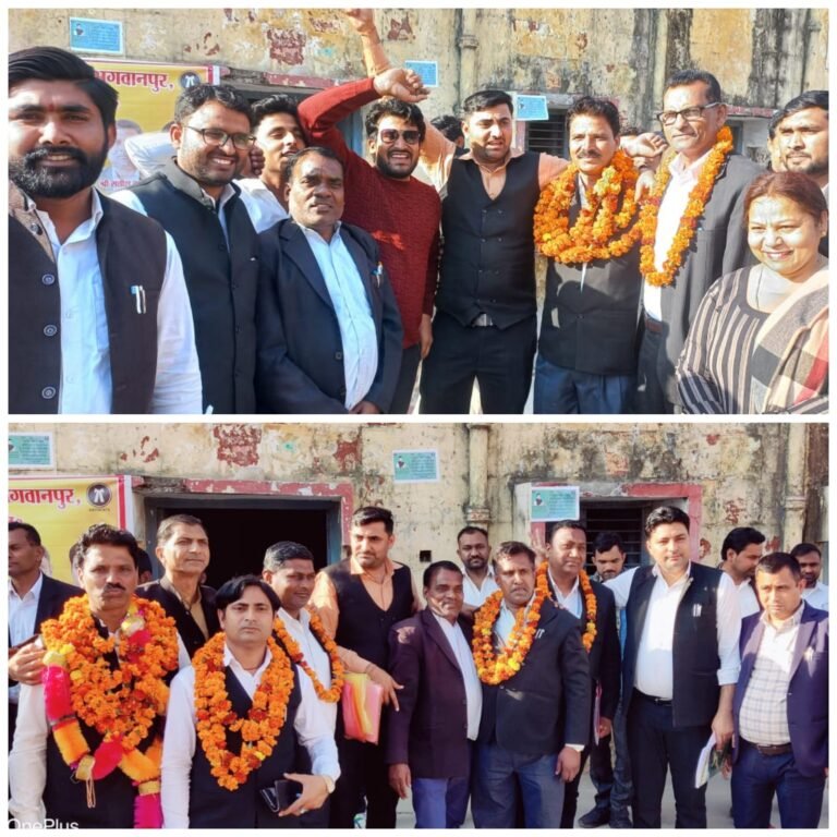 नरपाल सिंह आर्य बने अधिवक्ता एसोसिएशन भगवानपुर के अध्यक्ष, बोले-अधिवक्ताओं के हितों के लिए रहेंगे तत्पर