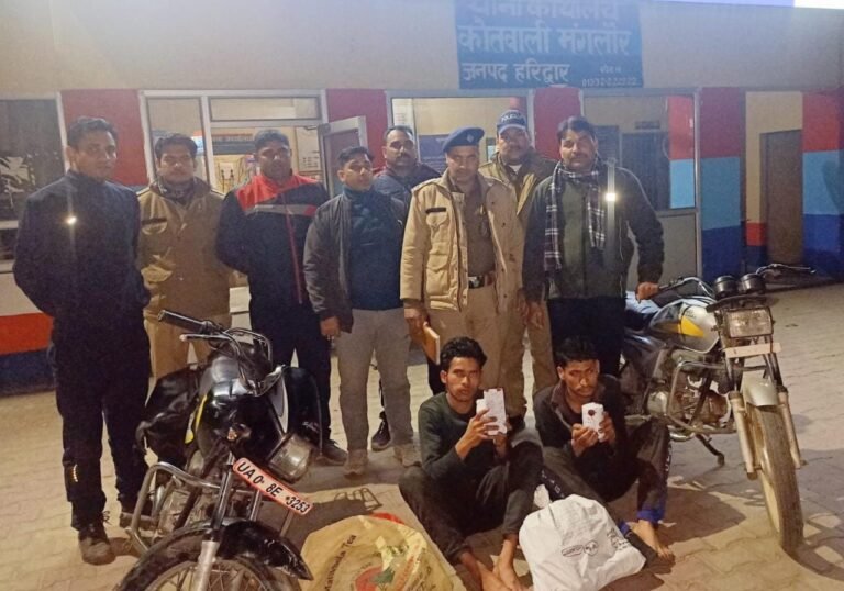 मंगलौर: गन्ने के खेत में हो रही थी गौकशी, गोवंश संरक्षण स्क्वायड टीम ने मारा छापा, दो गिरफ्तार