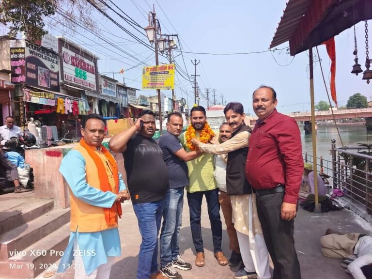 भाजपा ओबीसी मोर्चा जिला मंत्री बनने पर सचिन कश्यप का स्वागत किया गया