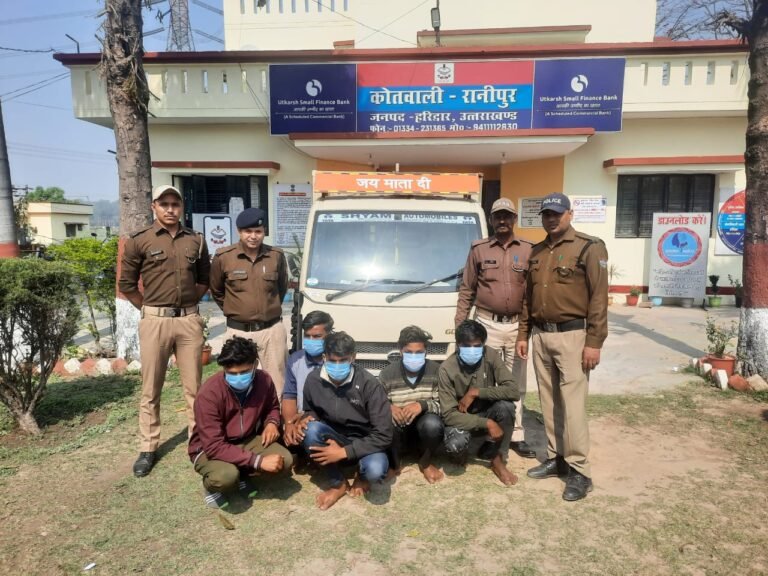 रानीपुर पुलिस ने पांच आरोपियों को दबोचा, भेल क्षेत्र से चोरी की गई दो भैंस बरामद
