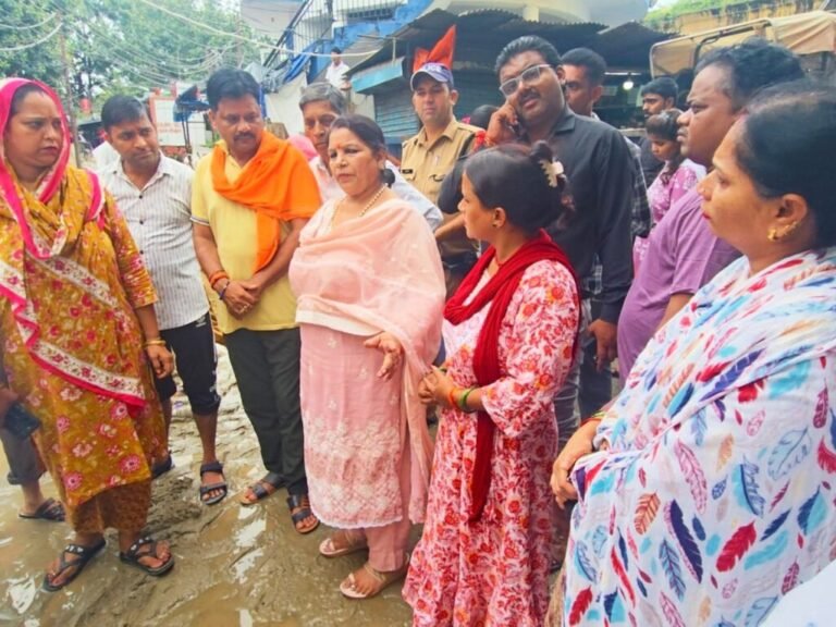 हरिद्वार मेयर किरन जैसल ने जलभराव वाले स्थानों का किया निरीक्षण, क्षेत्रवासियों को जलभराव की समस्या को खत्म करने के प्रयास का दिया आश्वासन