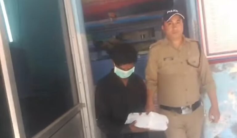 शराब के नशे में पत्थर मारकर की अज्ञात व्यक्ति की हत्या,गिरफ्तार