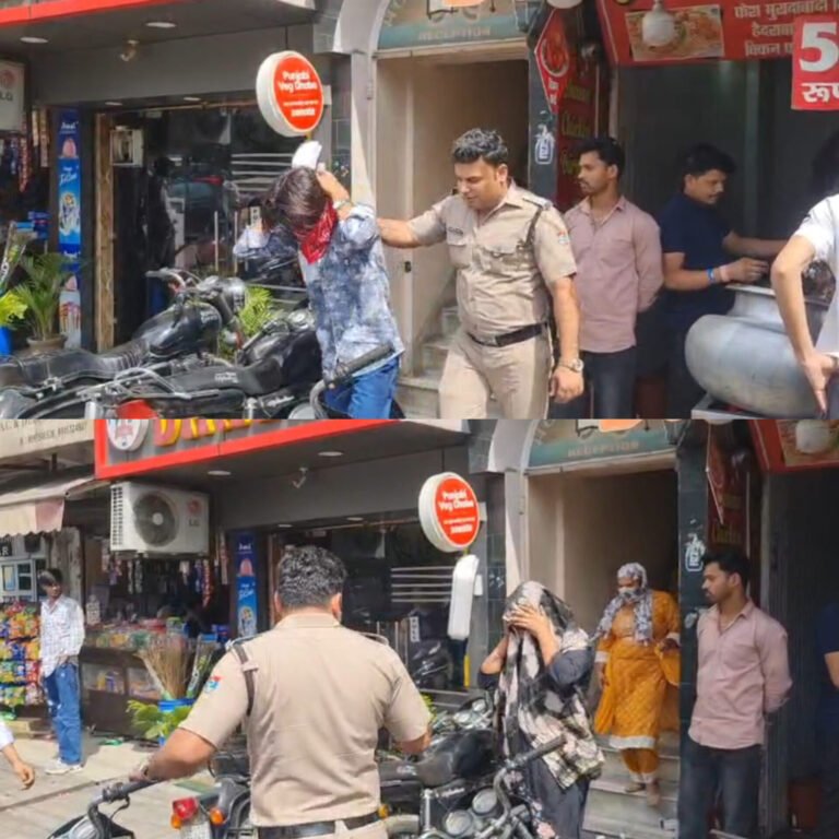 सिविल लाइंस कोतवाली क्षेत्र में होटल पर पुलिस की छापेमारी, दो महिलाएं समेत चार हिरासत में