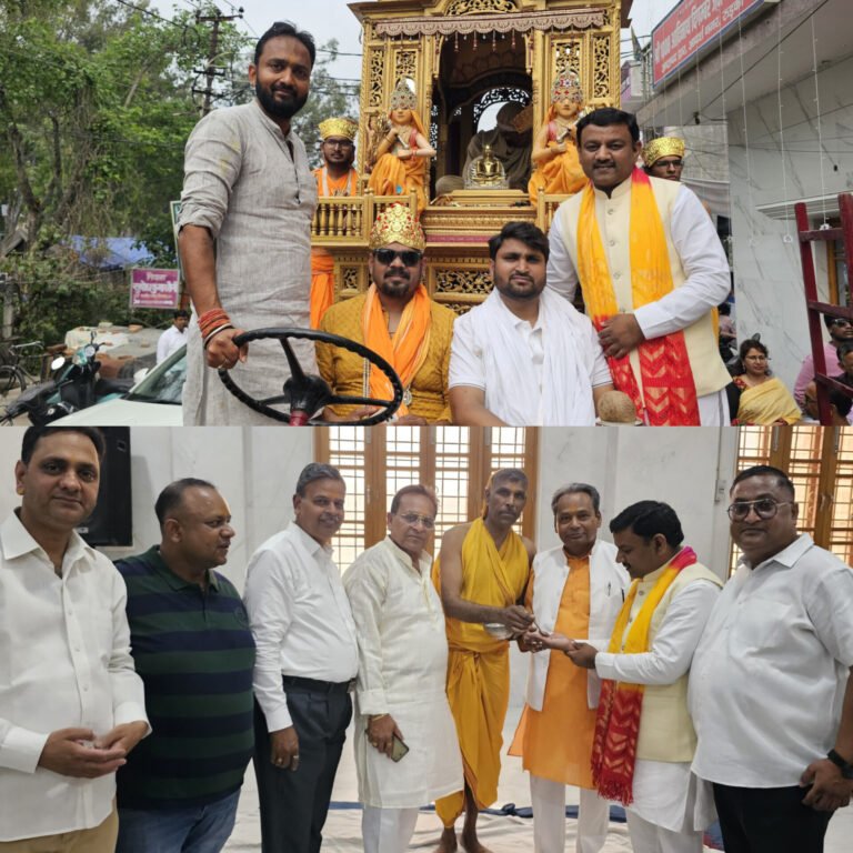 भगवान महावीर जयंती शोभायात्रा में पूर्व मेयर गौरव गोयल की गरिमामयी उपस्थिति, श्रद्धा और उत्साह का दिखा संगम