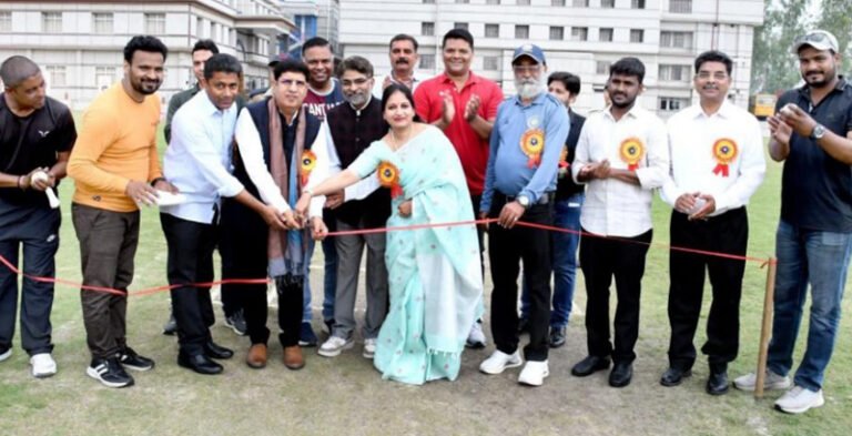 ऑल इंडिया सर्विस क्रिकेट टूर्नामेंट का भव्य आगाज़, पंचायत राज और सीनियर-11 की धमाकेदार जीत