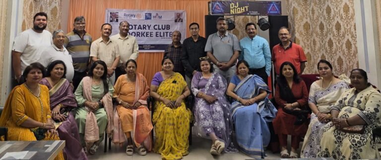 रोटरी क्लब रुड़की एलीट ने मनाई पहली चार्टर वर्षगांठ, सेवा कार्यों का संकल्प लिया