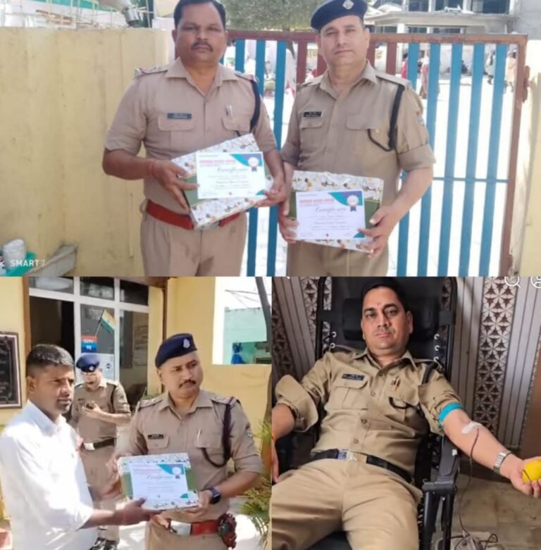 मानवता की मिसाल बनी कलियर पुलिस: रक्तदान शिविर में जवानों ने दिया सेवा का संदेश