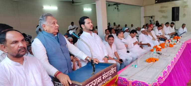 जयंती चौधरी के दौरे को लेकर त्रिलोक त्यागी ने की जनसभा, दो मई को हजारों की संख्या में जयंत चौधरी का इस्तकबाल करेगी मंगलोर की जनता : मोंटी