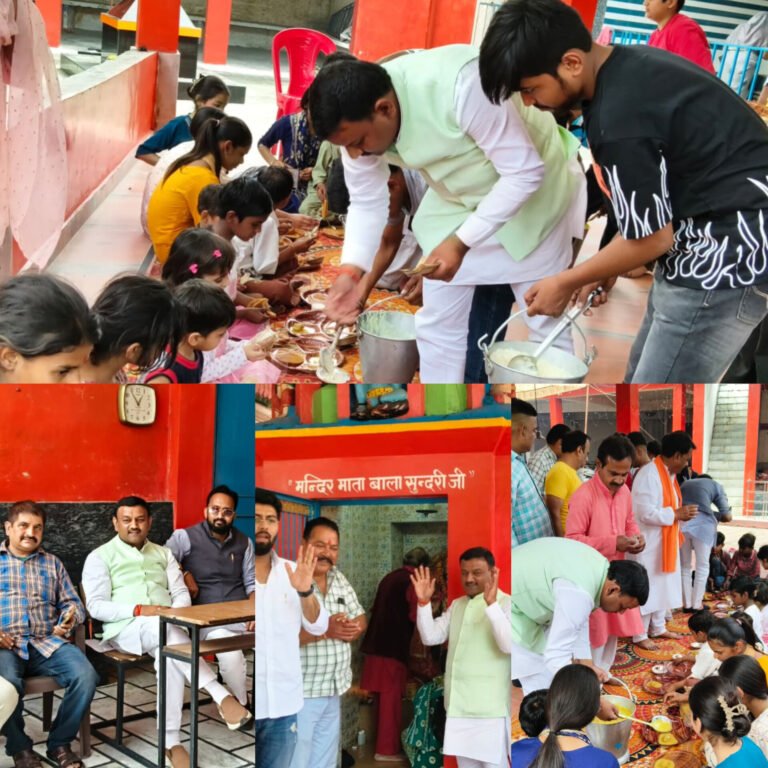 चौदस पर दो दिवसीय मेले का भंडारे के साथ हुआ समापन,गणमान्यजन रहे मौजूद