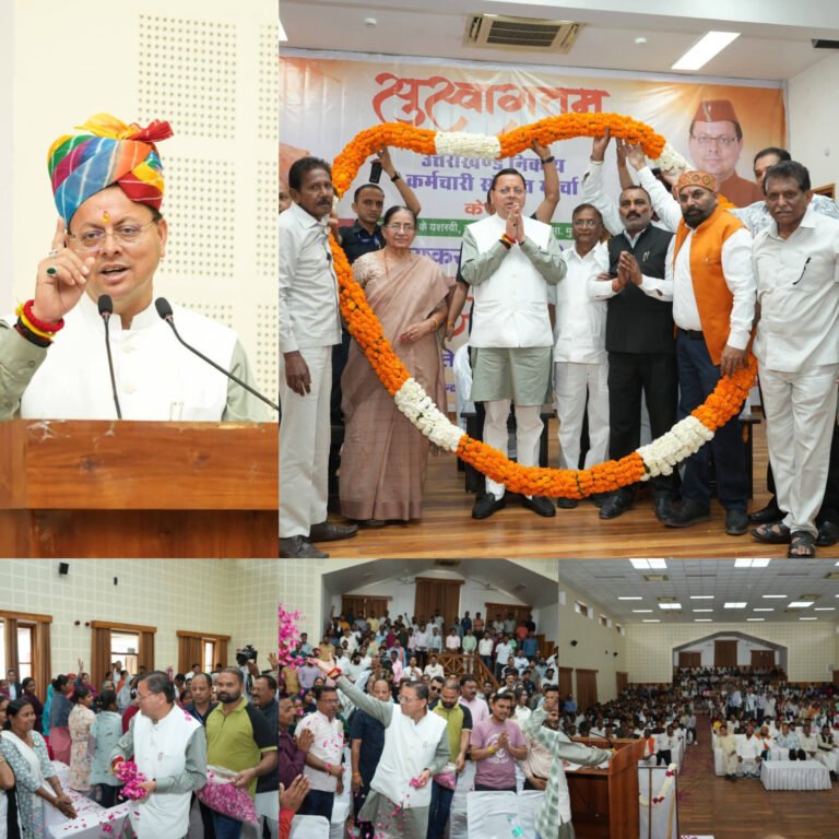 आभार रैली में CM धामी का संबोधन—निकाय कर्मियों को बताया विकास की रीढ़