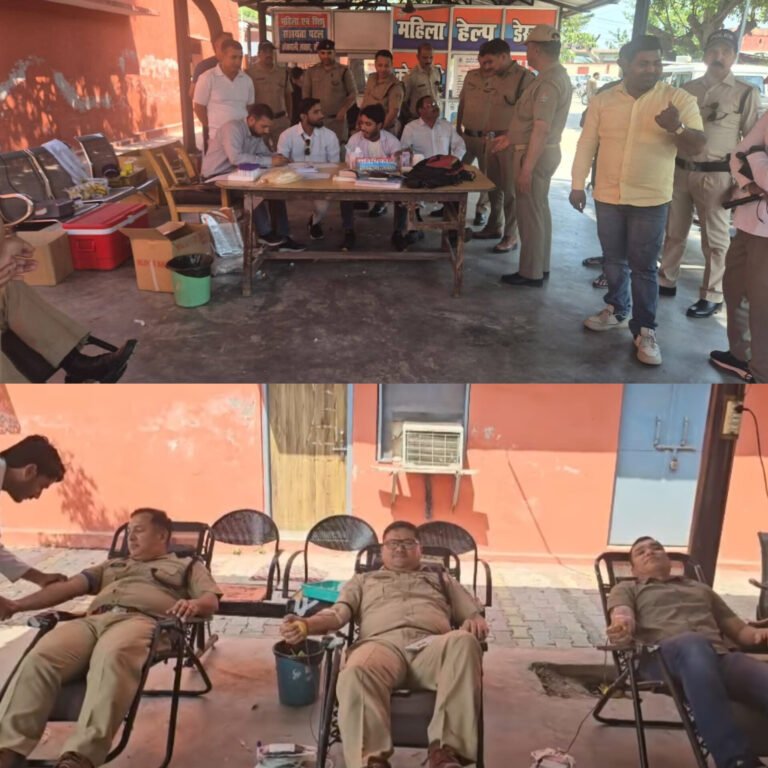लक्सर कोतवाली में रक्तदान शिविर आयोजित, सीओ देवेंद्र सिंह नेगी व कोतवाल प्रवीण कोसयारी ने रक्तदाताओं को किया सम्मानित