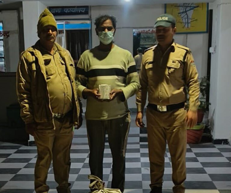 झबरेड़ा पुलिस की कार्रवाई: 45 टेट्रा पैक अवैध देशी शराब के साथ एक आरोपी गिरफ्तार
