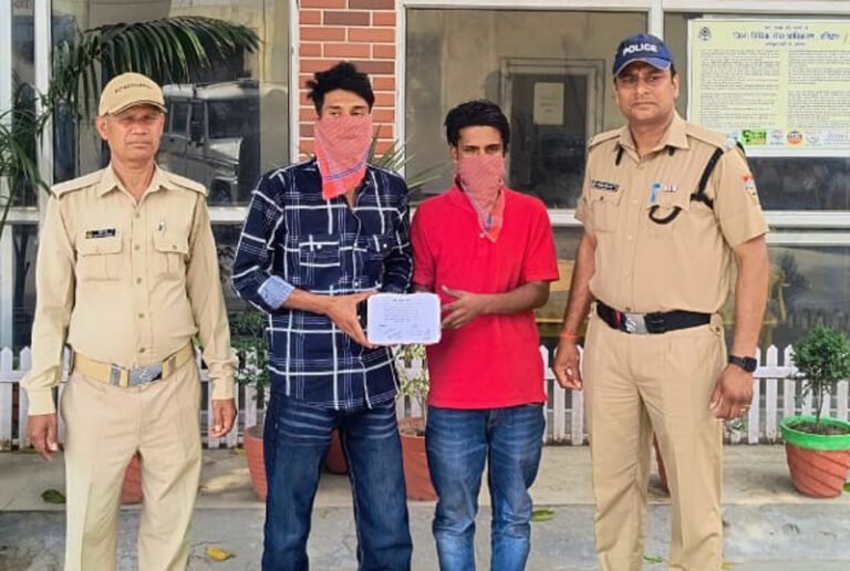 रुड़की में मोबाइल स्नैचिंग का खुलासा: दो आरोपी गिरफ्तार, छीना गया फोन व बाइक बरामद