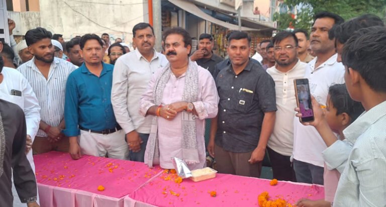 “ढंडेरा में हाईमास्ट लाइटों का उद्घाटन: विधायक उमेश कुमार बोले—शहर को बनाएंगे सुंदर और सुरक्षित”